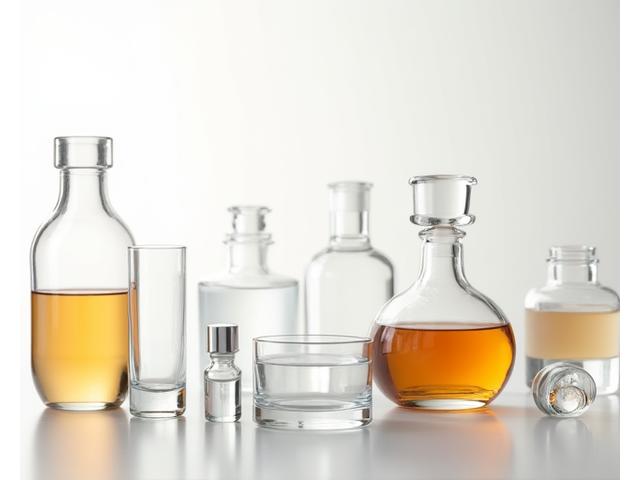 Assortiment de verrerie de précision pour vin et spiritueux